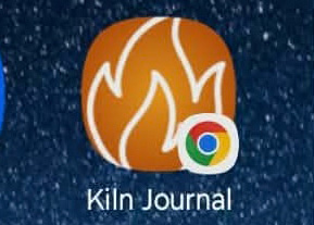 Kiln Journal icon on home screen