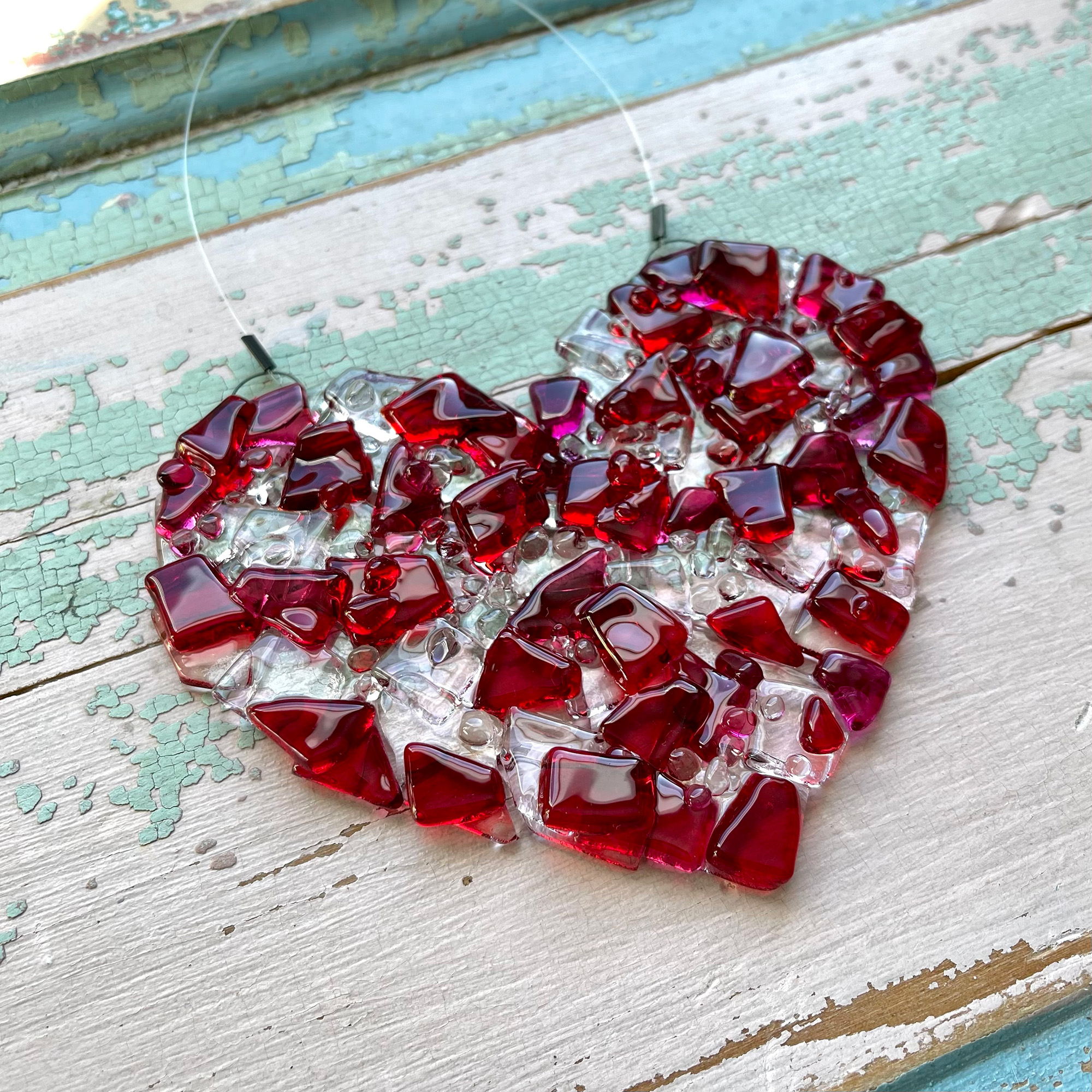 Fused Glass: Chunky Heart