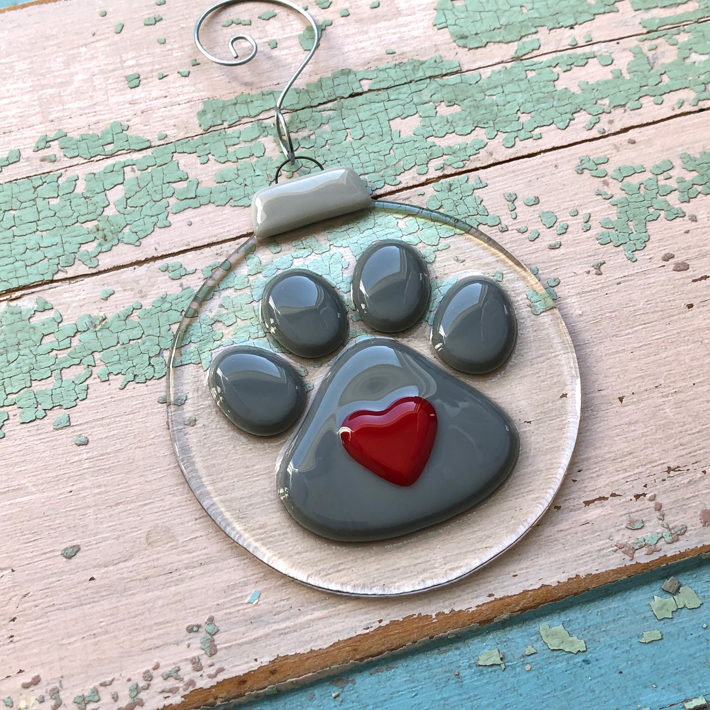 Seasonal: Pawprint Ornament