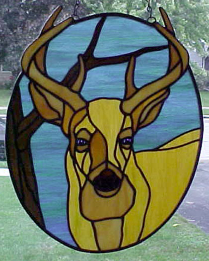 Featured: Stained Glass Deer