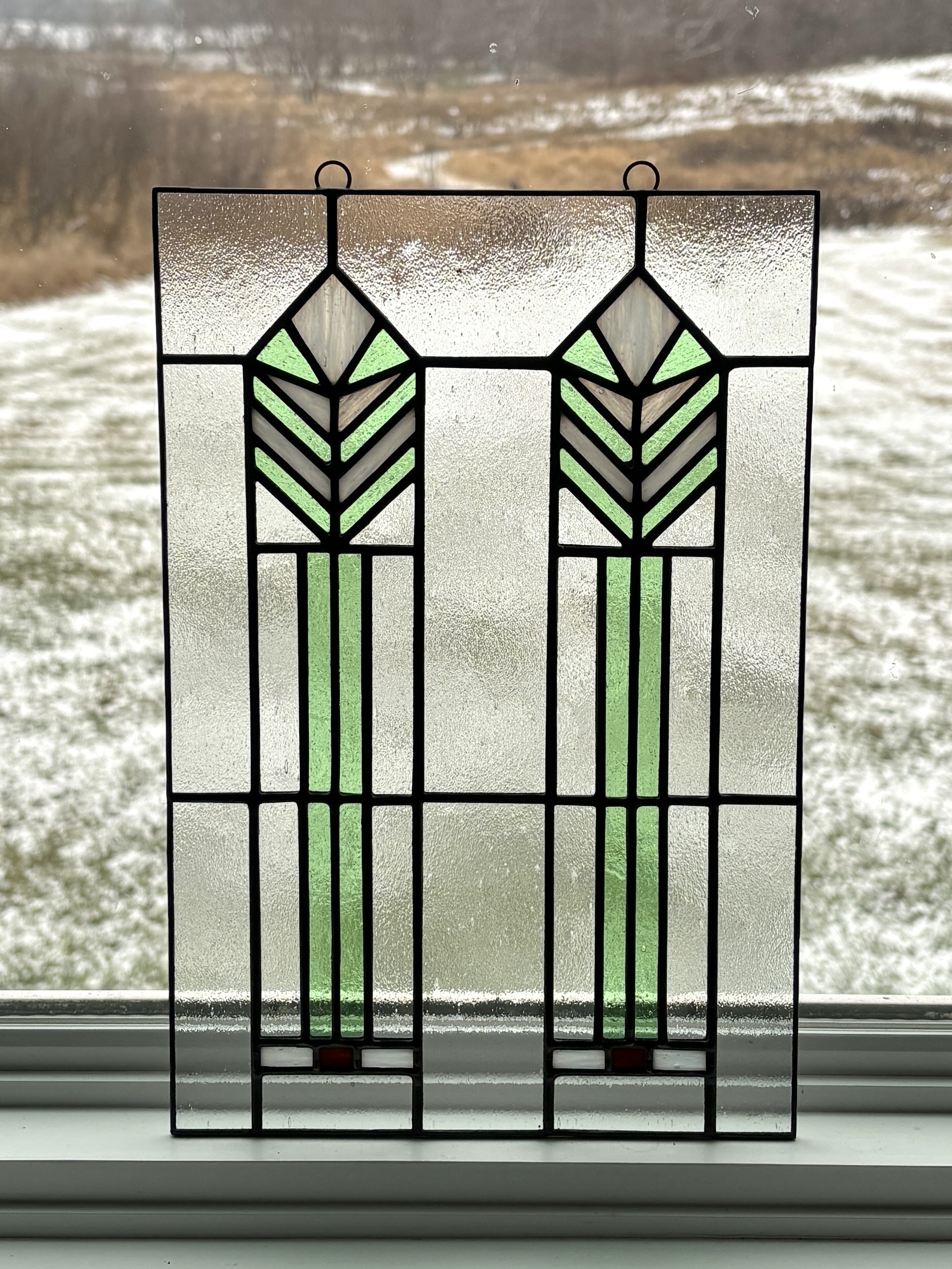 Stained Glass: Geometric Panel